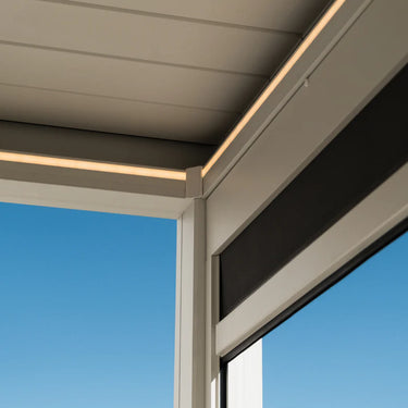 La Sundream Series 3 cuenta con iluminación integrada en los cuatro costados de su techo