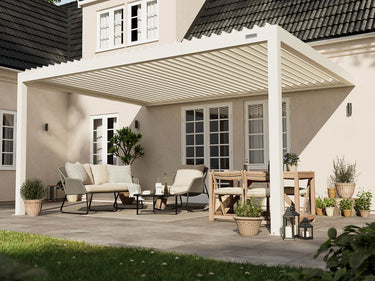 pergola-bioclimatica-pergolux-adosada-a-muro-sundream-s2-blanco-4x5