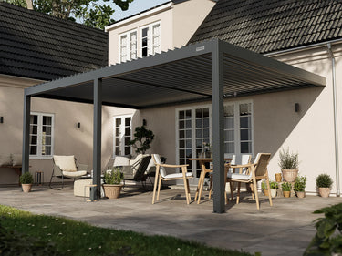 pergola-bioclimatica-pergolux-adosada-a-muro-sundream-s2-gris-antracita-4x6