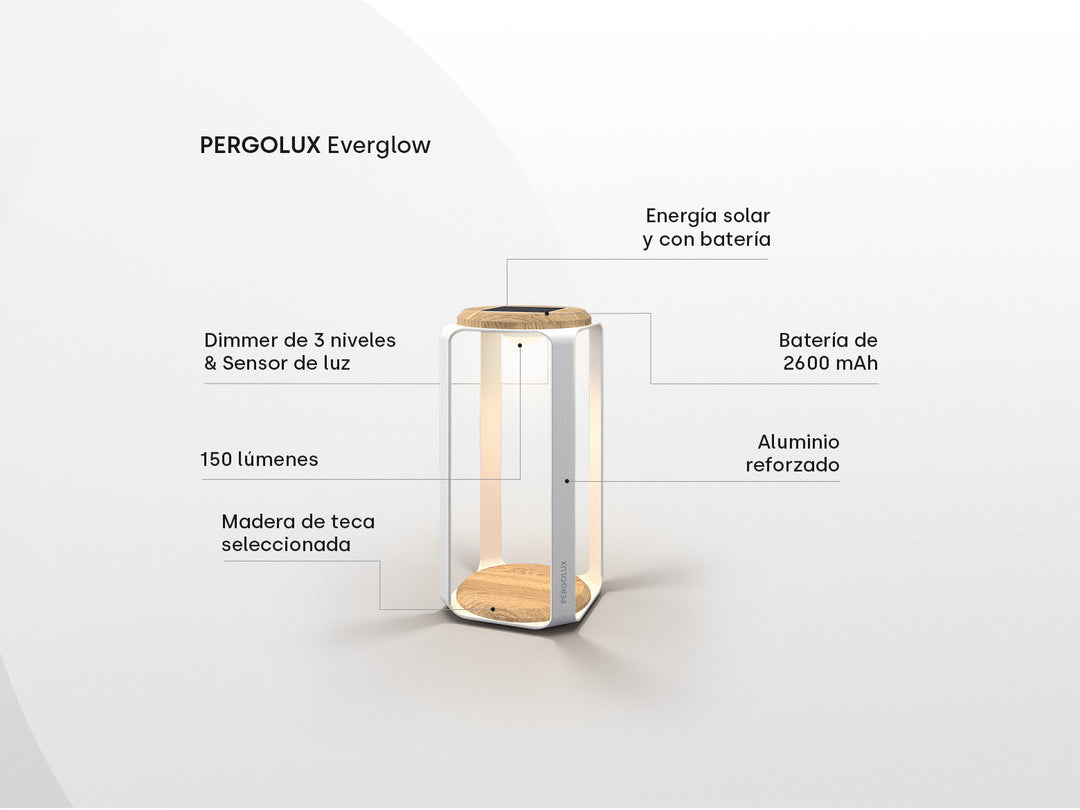 Lámpara Everglow PERGOLUX