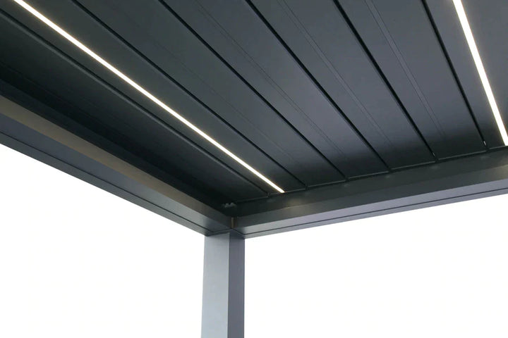 pergola-bioclimatica-pergolux-auto-soportante-skydance-s2-gris-antracita-lamas-cerradas