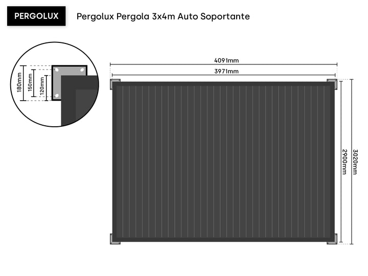 PERGOLUX Pérgola S1