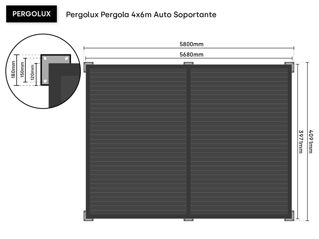 PERGOLUX Pérgola S1